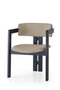Hanah Home Silla CO - 002 Negro y Visón